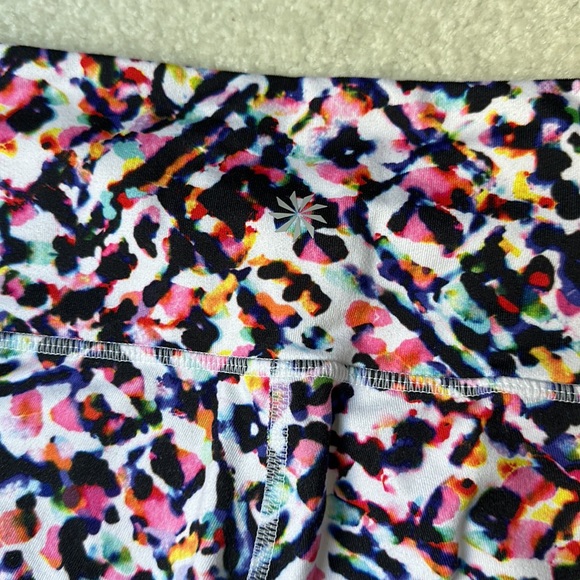 Athleta multi colored stretch legging capris - Picture 3 of 6